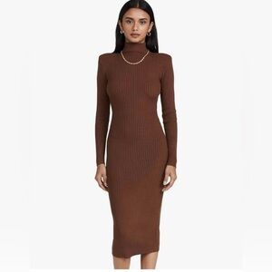 ASTR Brown sweater dress